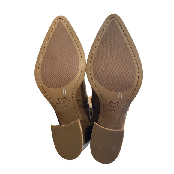 Marc Fisher LTD Brown Suede Over-The-Knee Boots Womens Size 9.5 - Picture 6 of 9